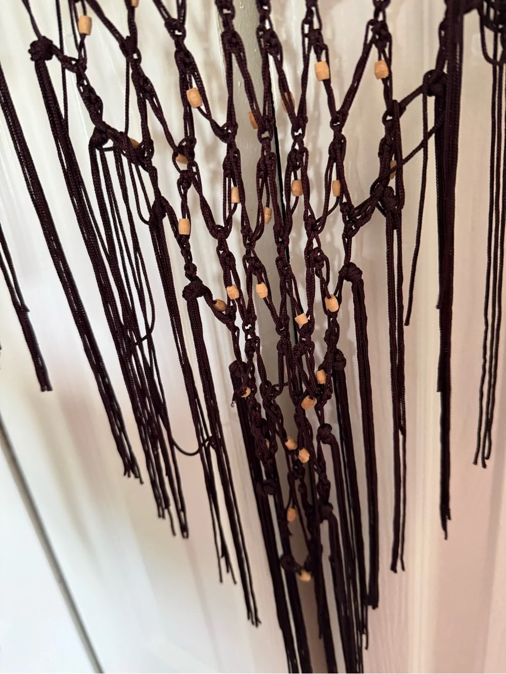 Bohemian Handwoven Beaded Shawl
